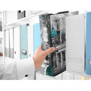Produktbild für Ordner Herma 7170 Trendmetropolen, Karton, A4