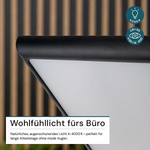 Produktbild für Stehlampe Luxula LX700192, LED, schwarz, 203 cm