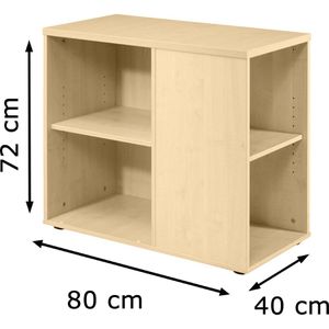 Produktbild für Standcontainer Hammerbacher Basic, ahorn