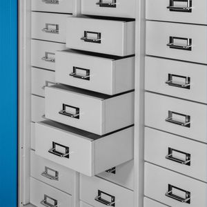 Produktbild für Werkzeugschrank ADB 42648, aus Metall, grau / lichtblau