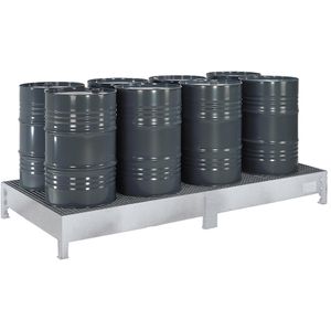 Auffangwanne CEMO SW8, 7693, aus verzinktem Stahl