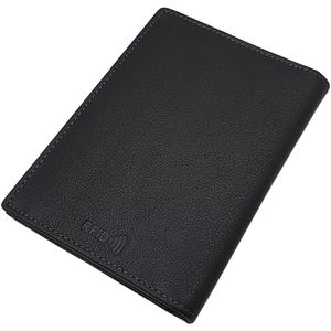 Produktbild für Portemonnaie MJ-Design-Germany schwarz, aus Echt Leder