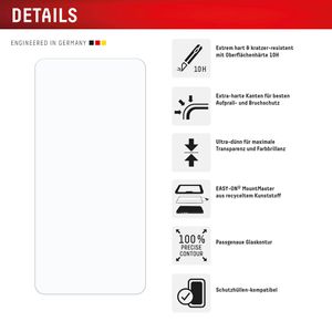 Produktbild für Displayschutzfolie Displex Panzerglas 2D Real Glass, 10H