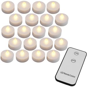 Produktbild für LED-Teelichter Monzana 993216, weiß
