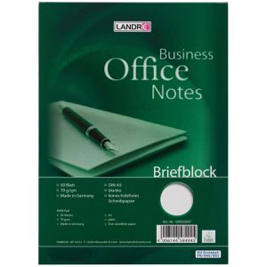 Produktbild für Briefblock Landre 100050267 Office, A5