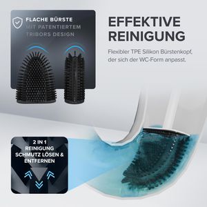 Produktbild für WC-Bürste ovimar Toilettenbürste Oppdal, weiß