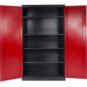 Produktbild für Werkzeugschrank ADB XL-B, 40915, aus Metall, anthrazit / rot