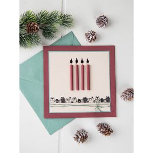 Produktbild für Motivstempel Rayher Clear Stamps Weihnachtsbordüren,Kunststoff
