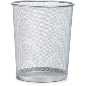 Papierkorb Zeller Mesh, silber