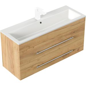 Waschtisch Posseik Portus 1000 SlimLine, hängend, eiche gold