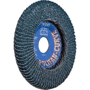 Produktbild für Fächerschleifscheibe PFERD-TOOLS PFR125L Z40 SGP CURVE STEELOX