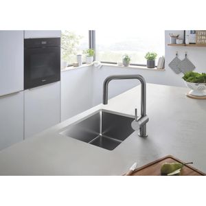 Produktbild für Küchenarmatur GROHE Minta 32322AL2, hard graphite gebürstet