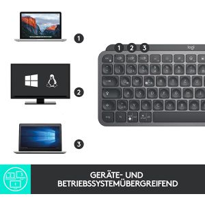 Produktbild für Tastatur Logitech MX Keys Mini Graphit