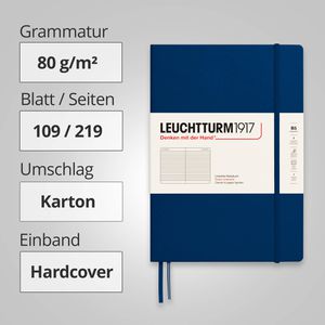 Produktbild für Notizbuch Leuchtturm1917 Composition, 366179, Karton Hardcover