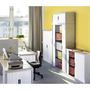 Produktbild für Aufsatzschrank CP-Möbel Omnispace, weißaluminium