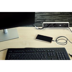 Produktbild für Tischsteckdose Bachmann Desk 2, mit 1,5m Kabel