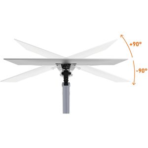 Produktbild für Monitorhalterung Durable SELECT PLUS, VESA 75x75 &amp; 100x100 mm