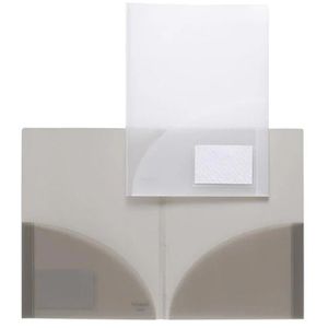 Produktbild für Angebotsmappe Foldersys Twin, transparent, A4
