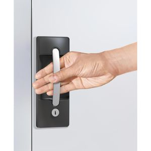 Produktbild für Mehrzweckschrank CP-Möbel Acurado, abschließbar, lichtgrau