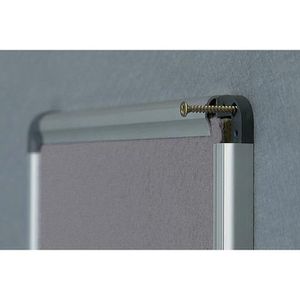 Produktbild für Pinnwand Böttcher-AG grau