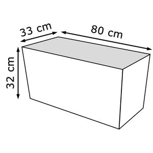 Produktbild für Blumenkasten Prosperplast Rato Case, anthrazit