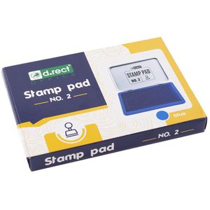 Produktbild für Stempelkissen D.RECT NO. 2, für Büro, blau