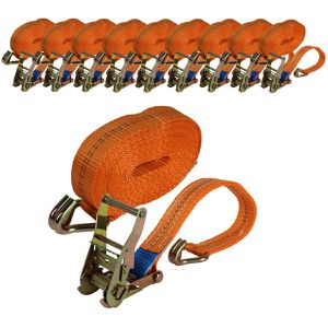 Produktbild für Spanngurt Trutzholm orange, mit Haken &amp; Ratsche