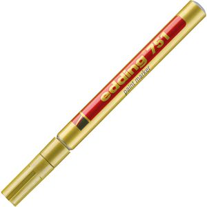 Produktbild für Lackmarker Edding 751, gold
