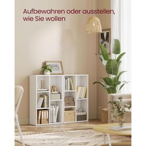 Produktbild für Bücherregal Vasagle LBC25WT, weiß