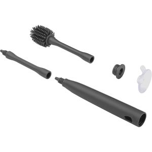 Produktbild für Flaschenbürste Metaltex Brush-Up schmal, grau