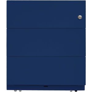Produktbild für Rollcontainer Bisley Note, aus Metall, oxfordblau