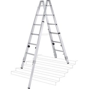 Produktbild für Stehleiter Zarges Varioflex B, 41936, beidseitig begehbar