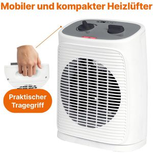 Produktbild für Heizlüfter Clatronic HL 3800, mit 3 Stufen bis 2000 Watt