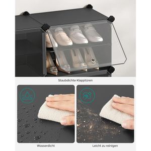 Produktbild für Schuhregal Songmics LPC033BZ02, aus Kunststoff