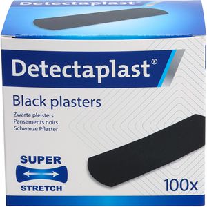 Produktbild für Pflaster Detectaplast Black, 100 Strips