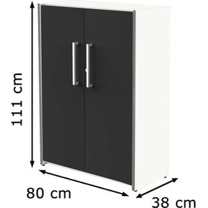 Produktbild für Aktenschrank Kerkmann start up, aus Holz