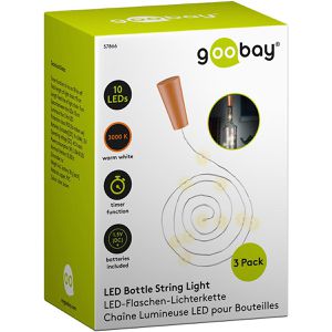 Produktbild für Lichterkette Goobay 57866, Flaschenlicht, 10 LED, innen