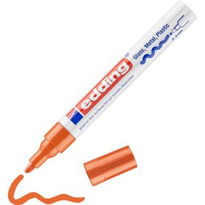 Lackmarker Edding 750, wasserfest & permanent, orange