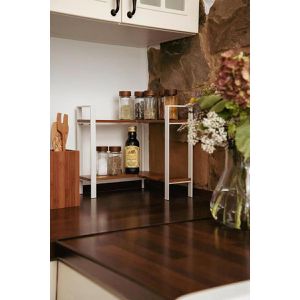 Produktbild für Küchenregal Wenko Louisa 53025100, braun