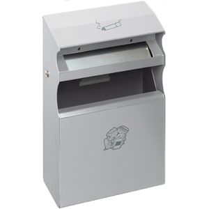 Produktbild für Aschenbecher VAR WH63, 45014, silber, für Outdoor, mit Dach