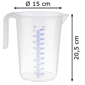 Produktbild für Messbecher APS Stackable 30063, aus Kunststoff