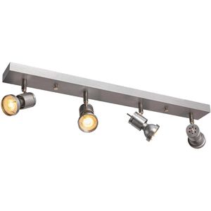 Deckenstrahler SLV Asto, silber mit GU10-Fassung