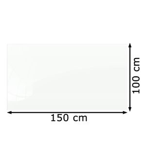 Produktbild für Glas-Magnettafel ALLboards Classic WHITE