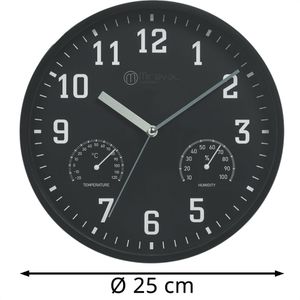 Produktbild für Wanduhr Miraval Kunststoff, analog, Quarzuhr