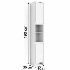Produktbild für Badschrank Vicco Emma, weiß