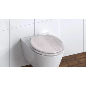 Produktbild für WC-Sitz Schütte Light Wood 80192, oval, aus Holz