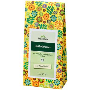 Produktbild für Tee Herbaria Salbeiblätter, BIO