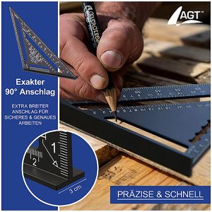 Produktbild für Winkeldreieck Böttcher-AG aus Aluminium, Set
