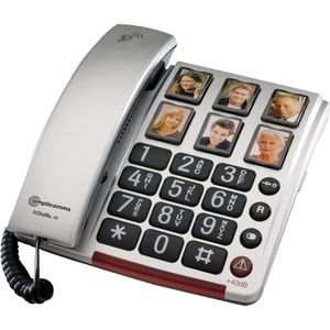 Produktbild für Telefon Amplicomms BigTel 40 Plus, silber