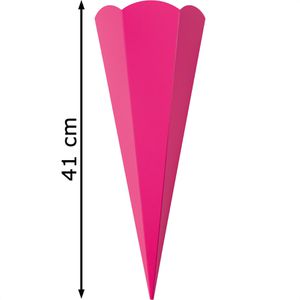 Produktbild für Schultüte Folia 94523 Rohling, pink